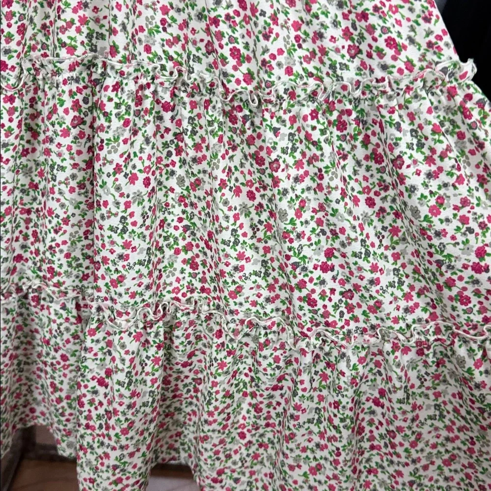 Bailey blue Floral Spaghetti Strap Dress size medium tiered - Picture 5 of 6